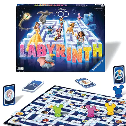 Ravensburger Labirinto Disney 100° Anniversario - Gioco da Tavolo per Tutta la Famiglia
