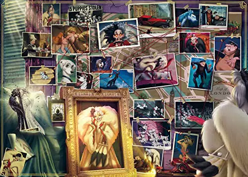 Ravensburger Puzzle Villainous: Crudelia De Mon, Collezione Villainous - Idea Regalo e Passatempo per Adulti