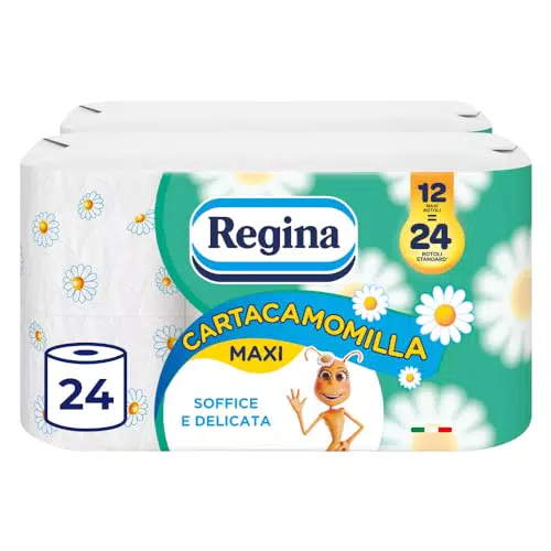 Regina Cartacamomilla - Carta Igienica Soffice Profumata con Camomilla