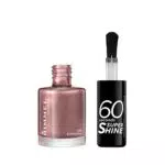 Rimmel London Smalto Unghie 60 Seconds Super Shine - Asciugatura Rapida e Lunga Durata - 510 Euphoria - 8 ml