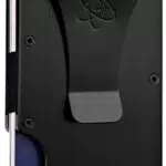 Portafoglio Uomo ROSSM con Blocco RFID in Fibra di Carbonio e Clip per Banconote