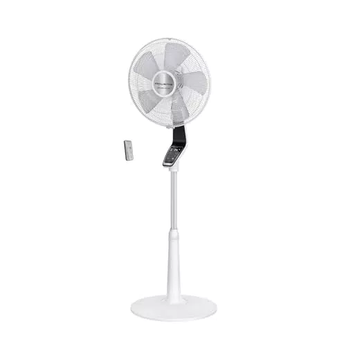 Ventilatore a Piantana Rowenta Turbo Silence Extreme con 14 Velocità e Tecnologia Effitech