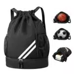 Sacca Sportiva da Palestra Impermeabile - Zaino a Sacca Nylon Unisex per Attività all'Aperto