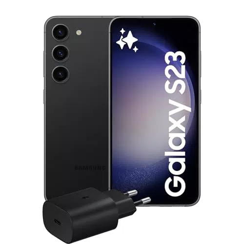 Samsung Galaxy S23 Smartphone AI, Display 6.1'' Dynamic AMOLED 2X, Fotocamera 50MP, RAM 8GB, 256 GB - Phantom Black