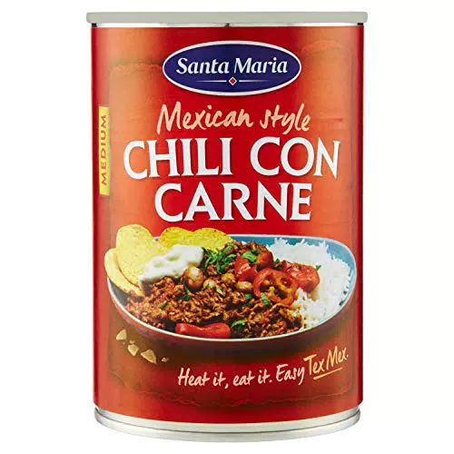 Chili con Carne Santa Maria: Piatto Tex-Mex per Tacos e Tortilla Chips
