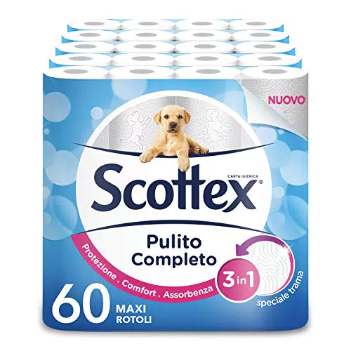 Scottex Carta Igienica: Confezione da 60 Rotoli
