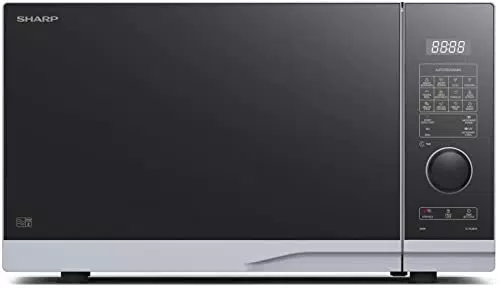 Sharp PG284AES - Forno a Microonde con Griglia, 900W, 1000W, 10 Livelli di Potenza, Funzione Scongelamento