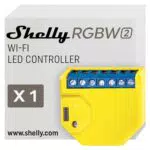 Shelly RGBW2: Telecomando Intelligente per Strisce LED RGBW, Compatibile con Alexa e Google Home
