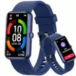 Smartwatch Shepatio: Orologio Fitness Touch Screen per iOS e Android con Monitor Sonno e SpO2 - IP68 Impermeabile