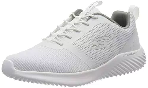 Skechers Bounder - Scarpe da Uomo in Mesh Bianco
