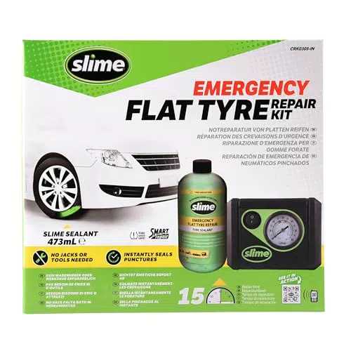 Kit Riparazione Pneumatici Antiforatura per Auto e Veicoli Stradali
