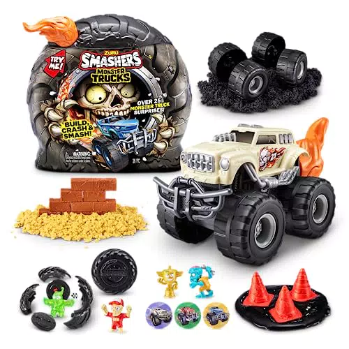 ZURU Smashers Monster Truck Surprise Skeleton Screecher - Giocattolo a Sorpresa per Ragazzi