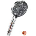 Soffione doccia anticalcare, YEAUPE PRO Soffione doccia alta pressione risparmio idrico