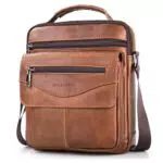 Borsello Uomo Tracolla SPAHER in Vera Pelle Crossbody