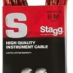 Stagg SGC6VT RD Cavo per Strumenti Musicali S Series Vintage - Dritto Standard