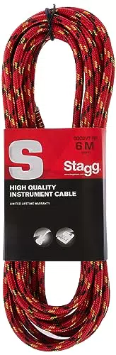 Stagg SGC6VT RD Cavo per Strumenti Musicali S Series Vintage - Dritto Standard