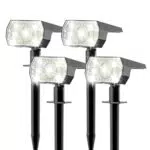 Sunkenet Faretti Solari da Esterno a LED con 3 Modalità di Luminosità IP65 Impermeabile