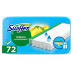 Swiffer Lavapavimenti Wet, 72 Panni Umidi, Limone, Pulizia Igienica Profonda