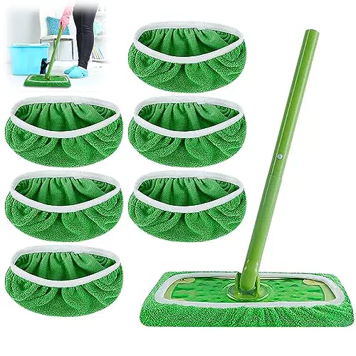 Panni Riutilizzabili per Swiffer Sweeper Mop: Asciutti e Umidi ad Alta Assorbenza