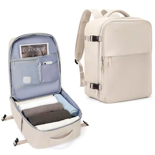 SZLX Zaino Ryanair 40x20x25 Bagaglio a Mano zaino Borse da Cabina per Easyjet 45x36x20 donna con porta ricarica USB
