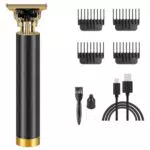 Tagliacapelli Professionale T-Blade Trimmer da Uomo Impermeabile con Ricarica Tipo C