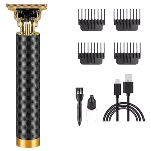 Tagliacapelli Professionale T-Blade Trimmer da Uomo Impermeabile con Ricarica Tipo C