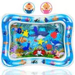 Tappetino Gonfiabile per Neonati Tummy Time in PVC - Ideale per lo Sviluppo del Bambino