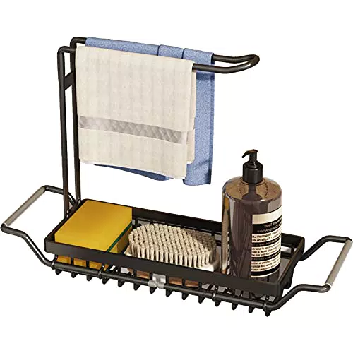Organizer Lavello Cucina Teklemon: Porta Spugna Telescopico e Scolaposate