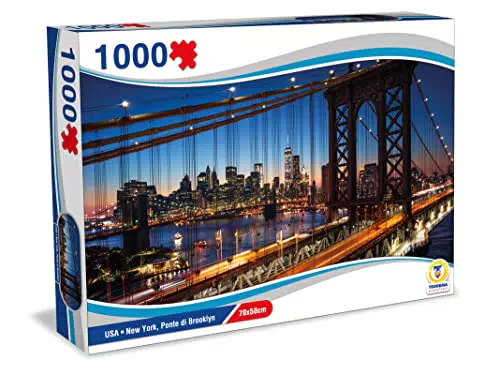 Teorema Giocattoli Puzzle New York Ponte di Brooklyn - Modello USA
