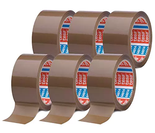 Tesapack Nastro Adesivo Resistente e Silenzioso - Confezione da 6 Rotoli