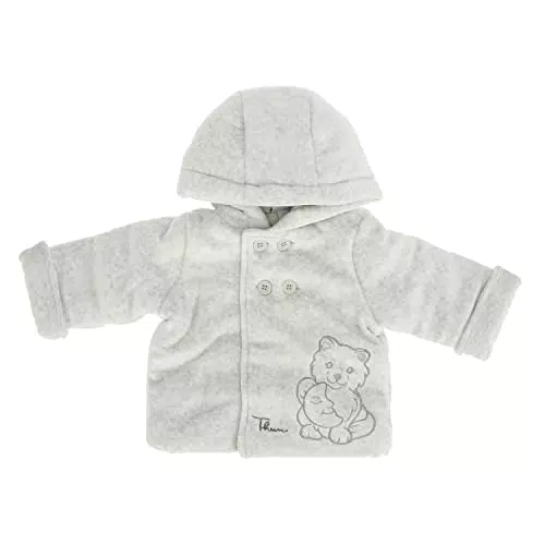 THUN Giubbino Imbottito Unisex per Bambini con Lupo Noah Ricamato