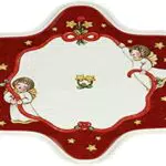 THUN - Piatto Sweet Christmas a Forma di Stella in Porcellana - Linea Natale