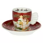 THUN - Tazzina Caffè Espresso Special Edition in Porcellana, Linea Desideri di Natale