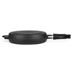 Tognana Sphera Padella Forno Doppia Tonda - Fondo Induzione - Alluminio - Nero - 30 cm