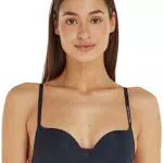 Tommy Hilfiger Reggiseno Push-up Donna senza Ferretto - Blu