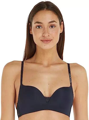 Tommy Hilfiger Reggiseno Push-up Donna senza Ferretto - Blu
