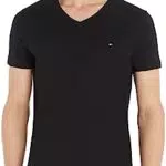Tommy Hilfiger T-shirt Maniche Corte Uomo Core Stretch Scollo a V
