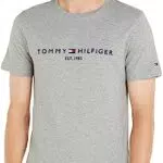 Tommy Hilfiger T-shirt a Maniche Corte, bianco, M