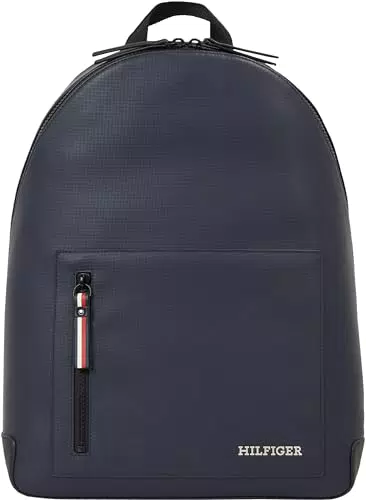 Zaino Tommy Hilfiger TH Pique Backpack AM0AM11782 Unisex-Bambini e Ragazzi