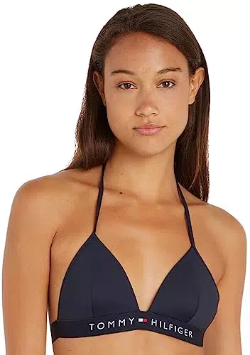 Tommy Hilfiger Top Bikini a Triangolo Donna Imbottito