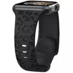 Bracciale Apple Watch Compatibile in Silicone Morbido con Motivo Leopardato - Serie 8/7/6/5/4/3/2/1/SE
