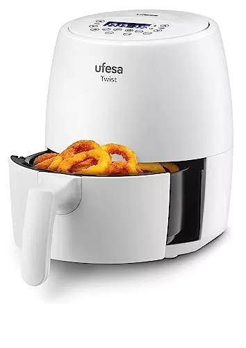 Ufesa Twist Friggitrice ad Aria 2 Litri 6 Programmi Timer e Temperatura Regolabile