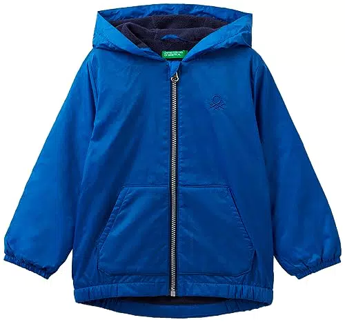 Benetton Giubbotto Bambini e Ragazzi Bluette