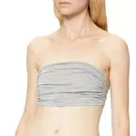 Urban Classics Ladies Bandeau Top donna - Grigio