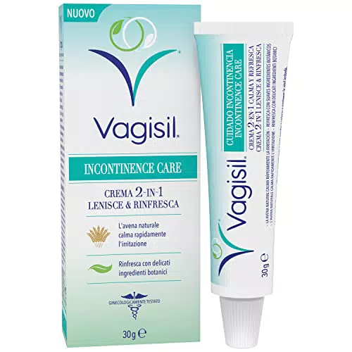 Vagisil Crema Intima 2 in 1 con Avena Naturale - Lenitiva e Rinfrescante