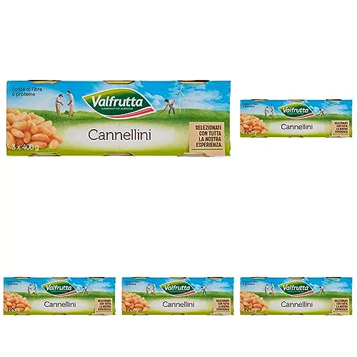 Valfrutta Fagioli Cannellini - Confezione da 5