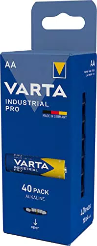 VARTA Pile AA Industrial Pro Alcaline 1,5V Made in Germany