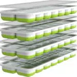 Vassoio per Cubetti di Ghiaccio Oliver's Kitchen con Stampi in Silicone Flessibili - Lavabili in Lavastoviglie
