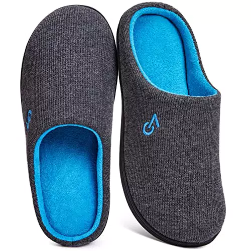 VeraCosy Pantofole da Uomo in Memory Foam Grigio