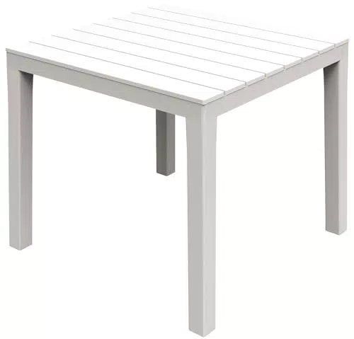 vidaXL Tavolo da Giardino in Plastica per Esterni 78x78x72 cm